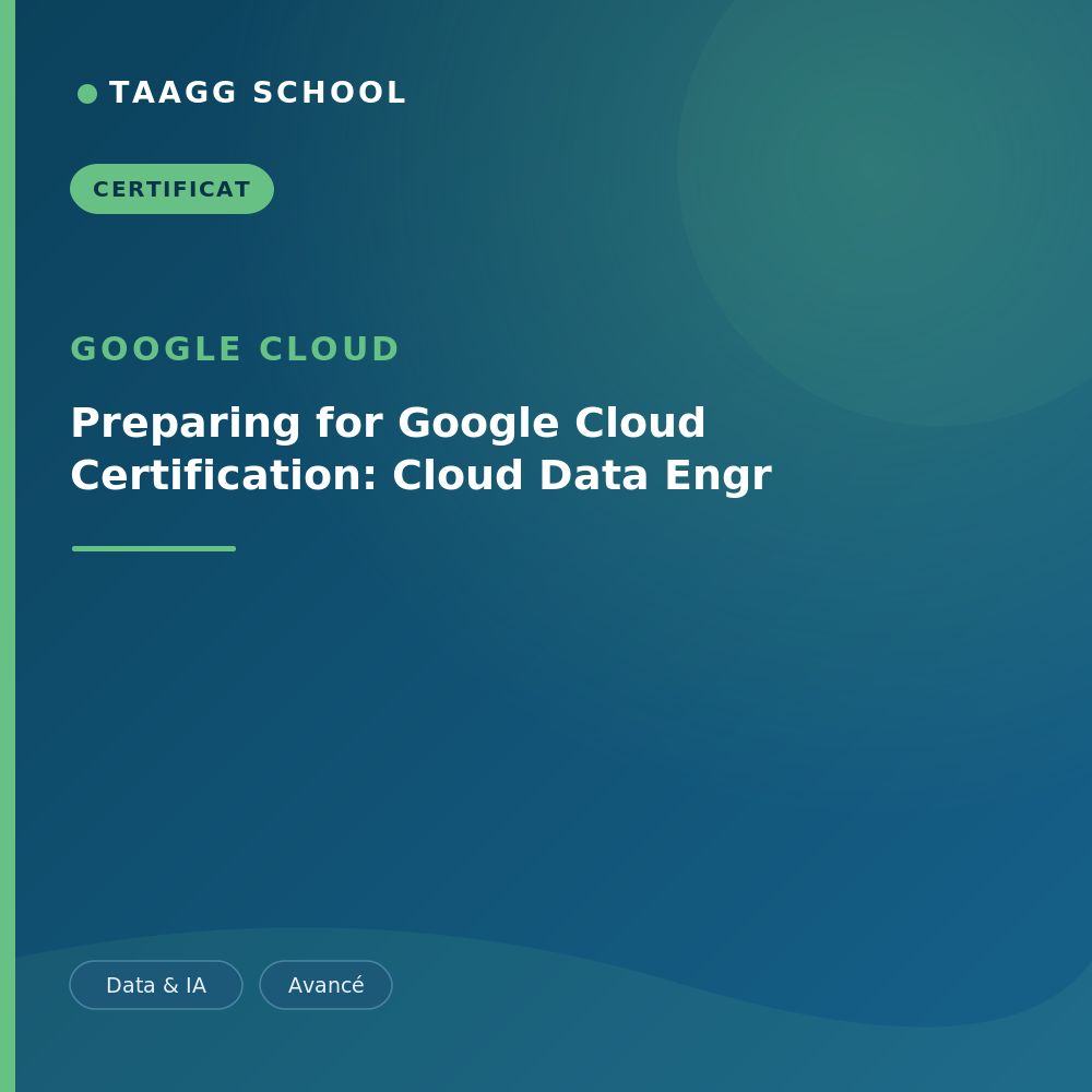 Preparing for Google Cloud Certification: Cloud Data Engr