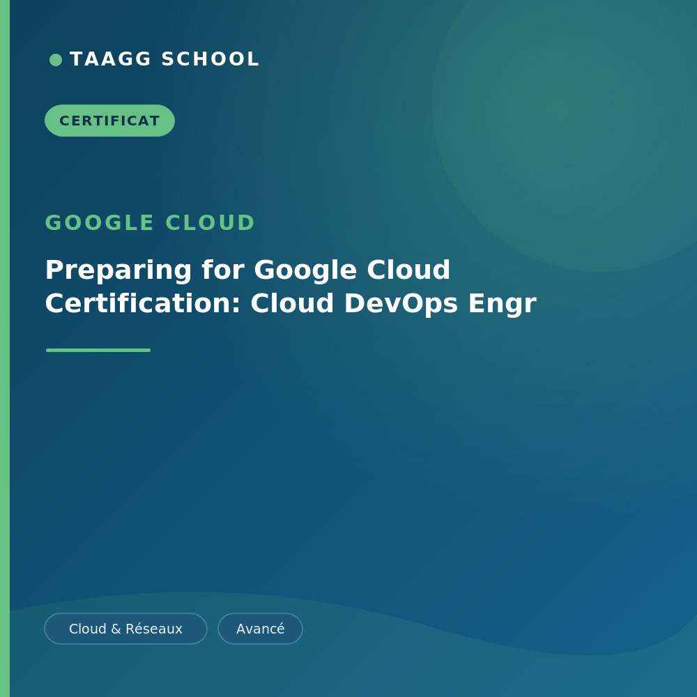 Preparing for Google Cloud Certification: Cloud DevOps Engr
