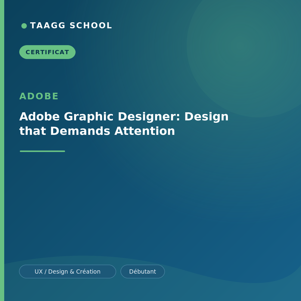 Adobe Graphic Designer: Design that Demands Attention