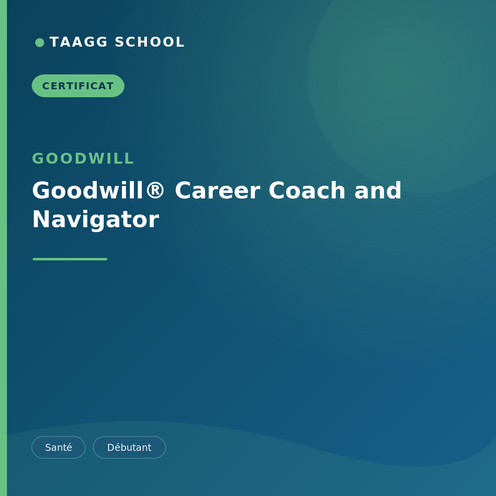 Goodwill® Career Coach and Navigator