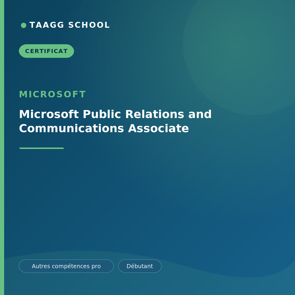 Microsoft Public Relations and Communications Associate