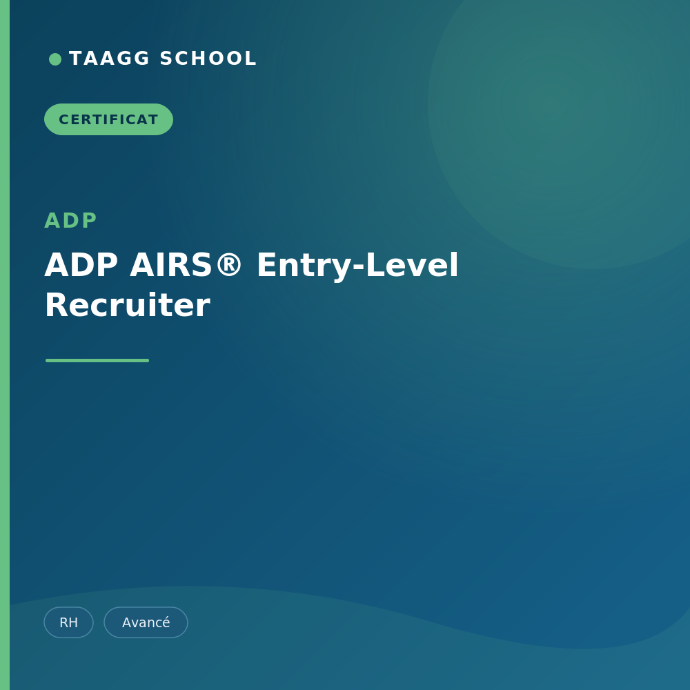 ADP AIRS® Entry-Level Recruiter