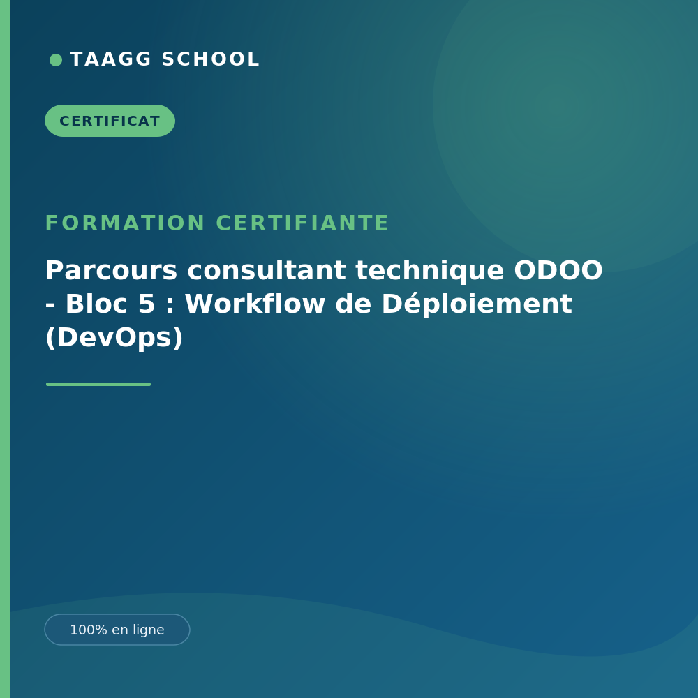 Parcours consultant technique ODOO - Bloc 5 : Workflow de Déploiement (DevOps)