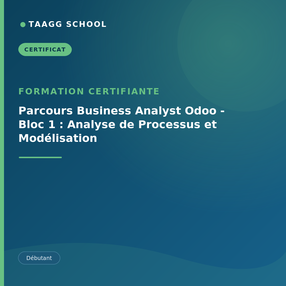Parcours Business Analyst Odoo - Bloc 1 : Analyse de Processus et Modélisation