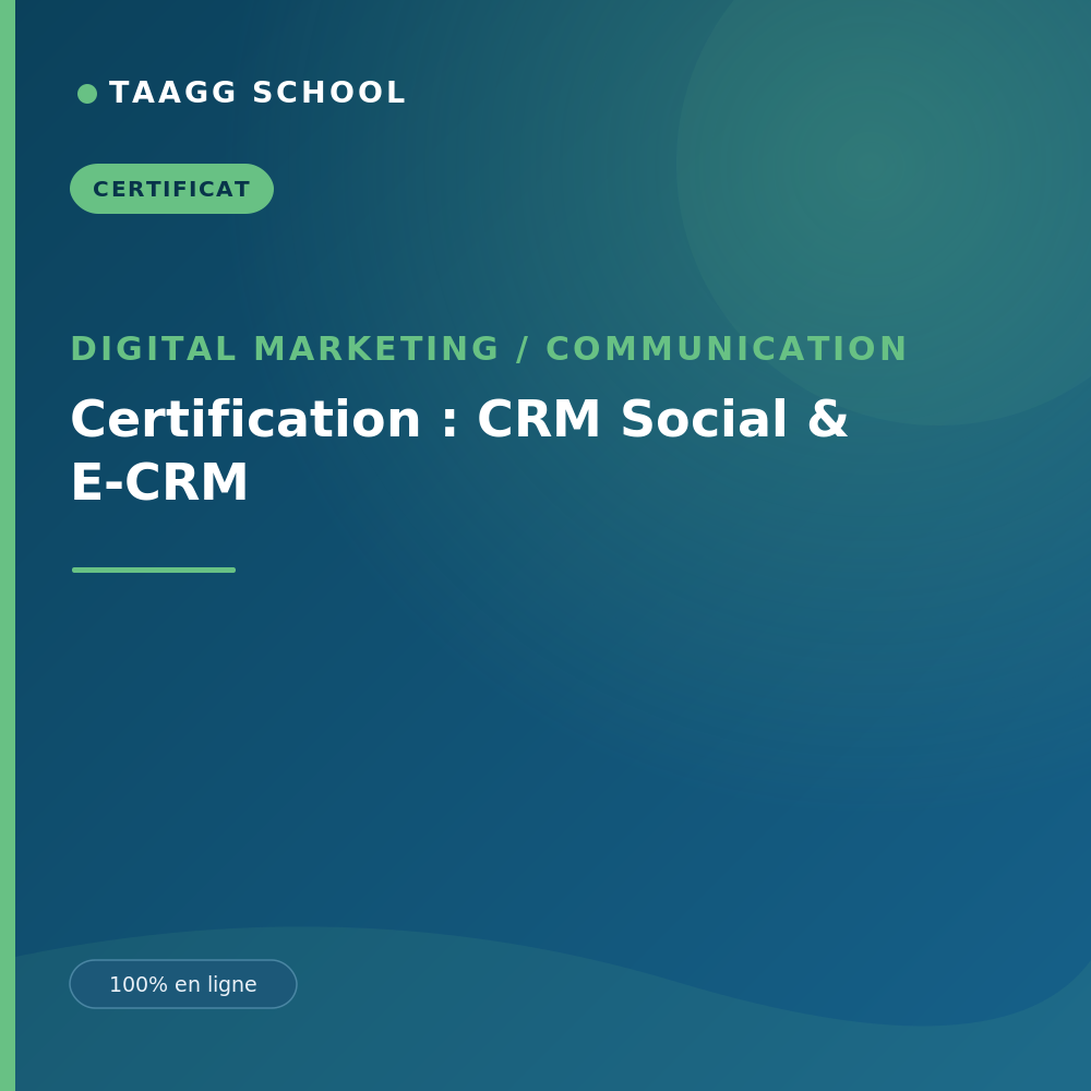 Certification : CRM Social & E-CRM