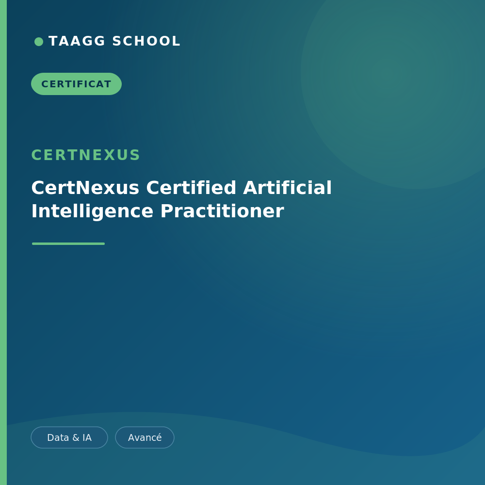CertNexus Certified Artificial Intelligence Practitioner