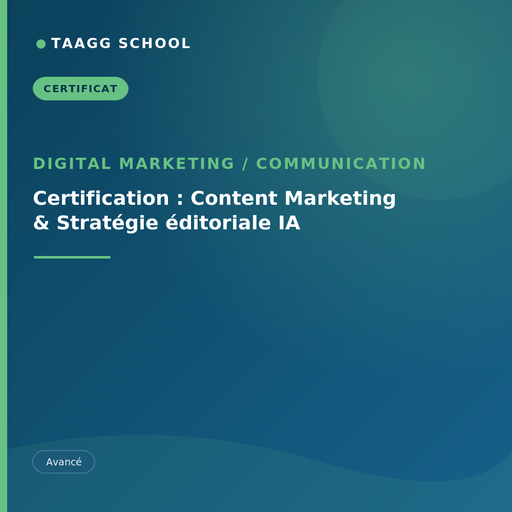 Content Marketing & Stratégie IA