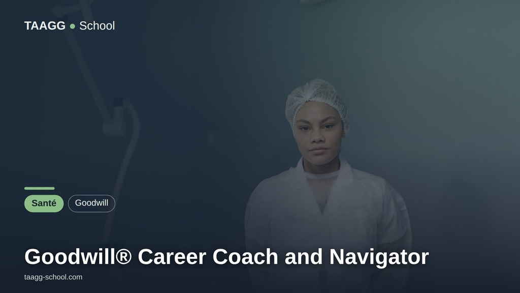 Goodwill® Career Coach and Navigator